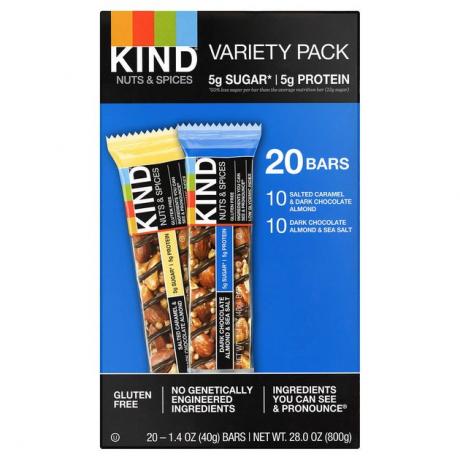 „Kind Bars“ veislių paketas, 20 skaičių, 21,49 USD