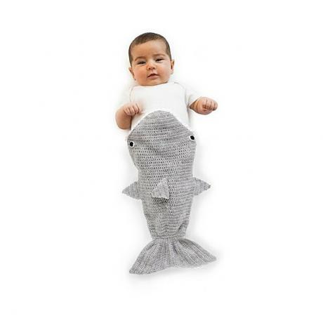 Baby Shark staart deken