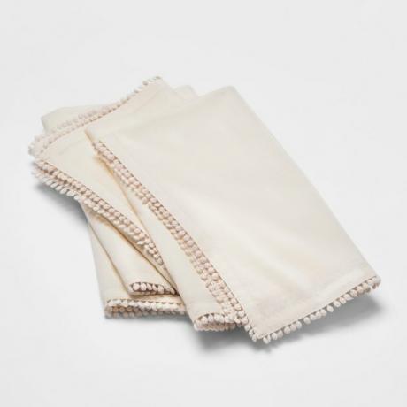 Opalhouse White Napkin (set van vier), $ 9,99