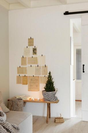 kerstboom alternatief papier