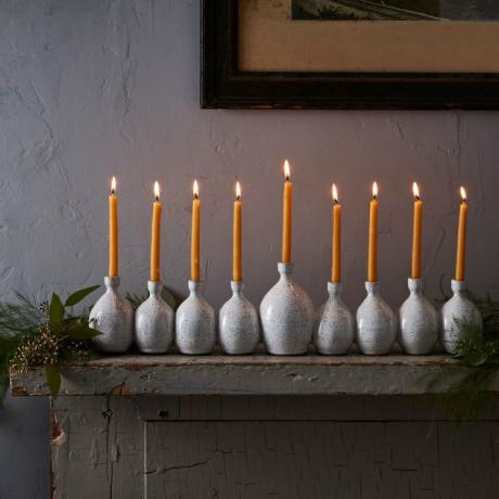 Rachael Pots Handmade Ceramic Modern Menorah, $ 130