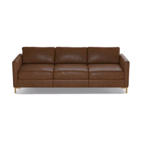 el sofá de cuero interior