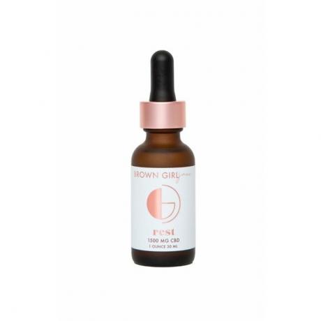 CBD aliejus lašintuvo buteliuke