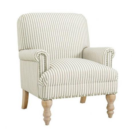 Dorel Living Jaya Accent Chair, Beige. 