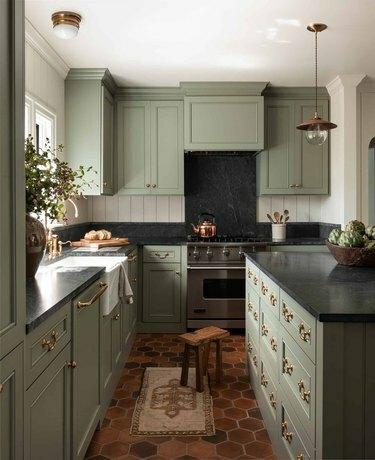 جزيرة المطبخ الأخضر من تصميم هايدي كايلير