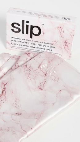 Fronha SLIP Pink Marble Silk