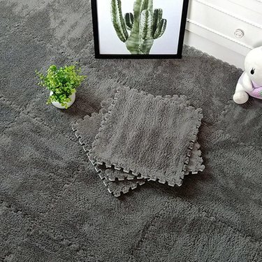 Smabee Interlocking Shaggy Foam Mats