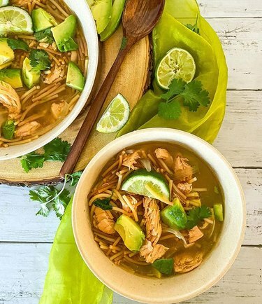 Razzle Dazzle's Chicken Lime and Avocado Soup