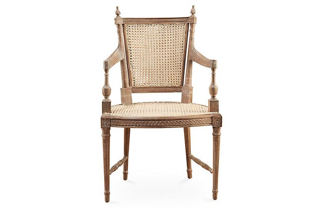 Um Kings Lane Hampton poltrona de vime, US $ 425