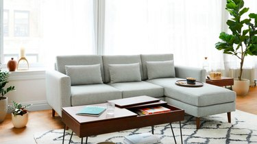 burrow midcentury moderne sofa