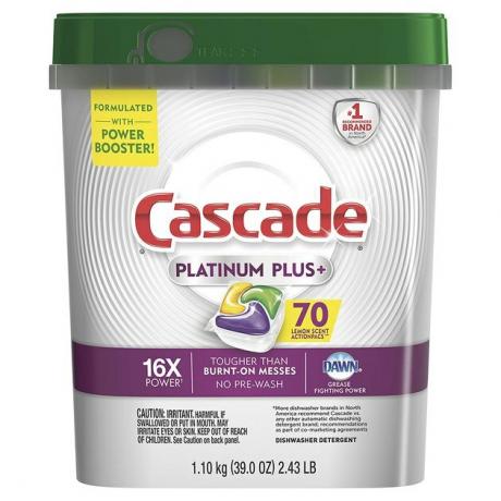 Cascade Platinum Plus vaatwasmiddel, $ 19,99