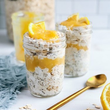 The Healthy Toast's Lemon Curd Overnight Oats