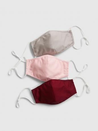 Máscara de contorno de 3 pacotes Gap Kids com bolso de filtro
