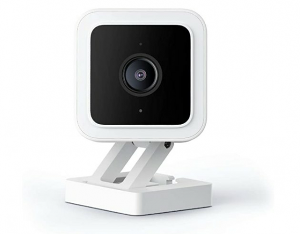 WYZE Cam v3 с цветно нощно виждане, кабелна 1080p HD вътрешна видеокамера на открито, 2-посочно аудио, работи с Alexa, Google Assistant и IFTTT