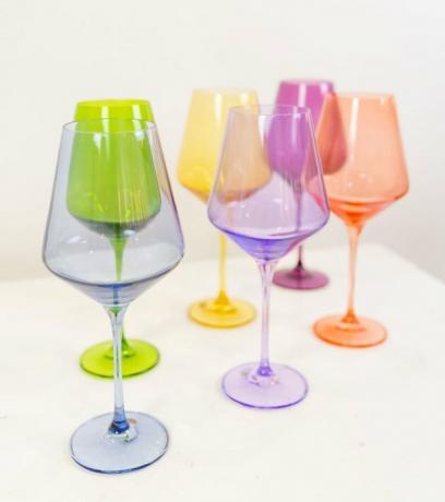 Taças de vinho coloridas Estelle