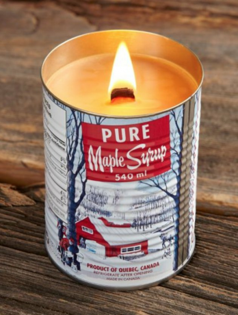 Maple Syrup Tin Candle