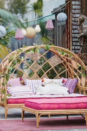 Anthropologie Peacock Cabana Daybed