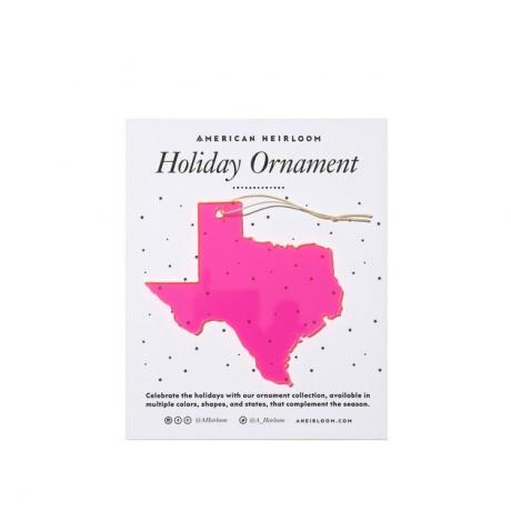 American Heirloom Texas Holiday Ornament, $ 14