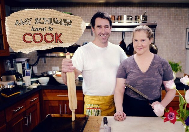 cartão de título amy schumer aprende a cozinhar