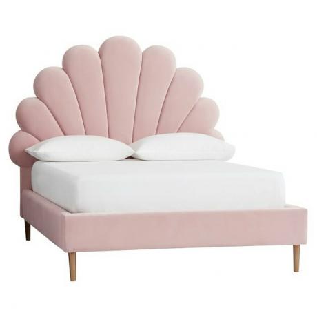 PB Teen x Emily and Meritt Shell Upholstered Bed (Full) ، 999 دولارًا