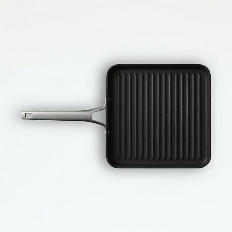 grelha de fogão Calphalon Premier antiaderente 11 "Square Grill Pan da Crate & Barrel