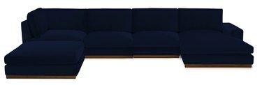 Joybird Velvet Holt Grand Sectional