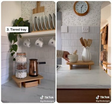 Come utilizzare il tagliere IKEA Stolthet come vassoio a più livelli