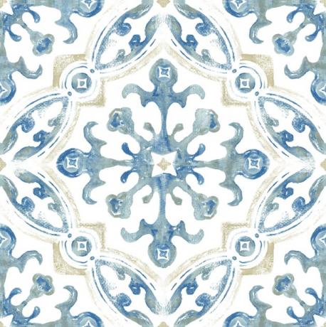 „FloorPops Virgin Vinyl Blue Tuscan Peel & Stick“ grindų plytelės