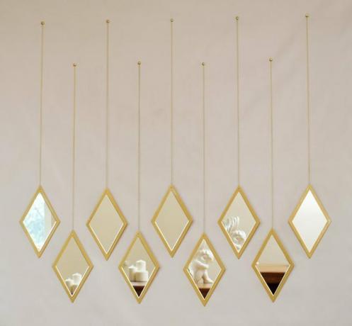 Espelhos Rhombus Woodland Gold