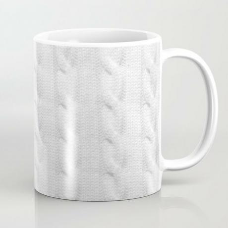 Society6 Cable Knit Mug