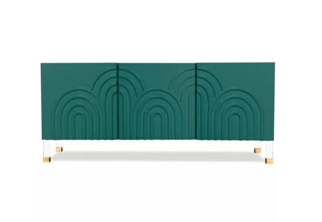wayfair modshop arqueia credenza de 3 portas