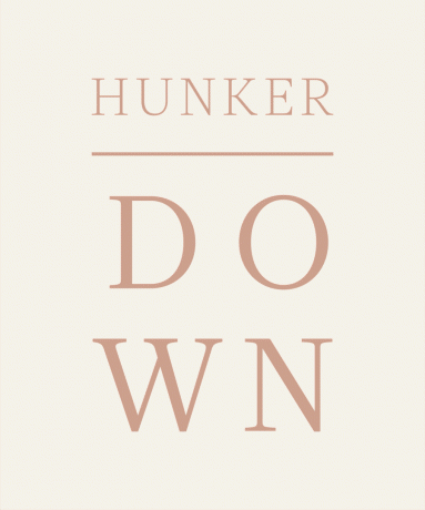 σειρά hunker down