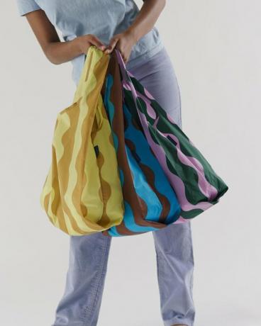 Sacos reutilizáveis padrão baggu