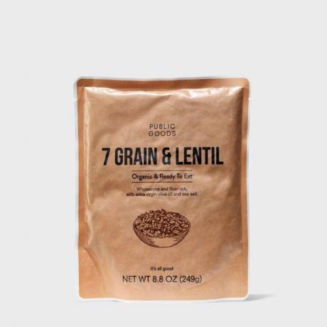 Bens públicos 7 grãos e lentilhas