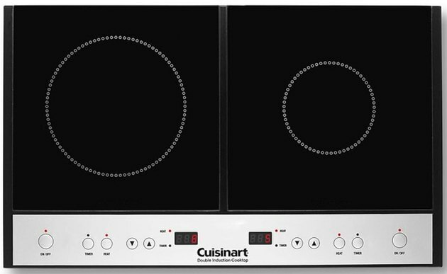 Queimador elétrico de fogão elétrico de indução dupla Cuisinart