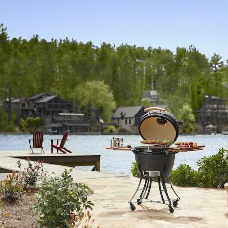 Pit Boss K22 22 "keramische Kamado Grill, zwart. 