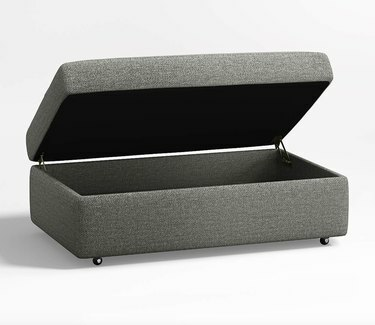 Crate & Barrel Lounge Storage Ottoman