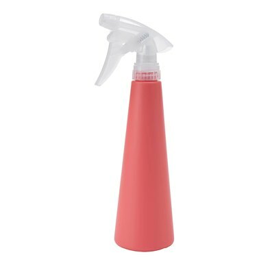 frasco de spray na cor vermelho-laranja