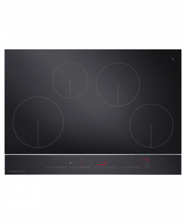 fogão de cerâmica com quatro bocas da Fisher & Paykel