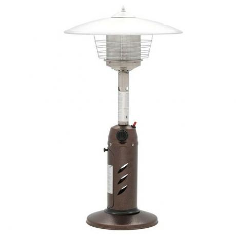 Aquecedor de pátio de mesa de bronze revestido a pó Hampton Bay