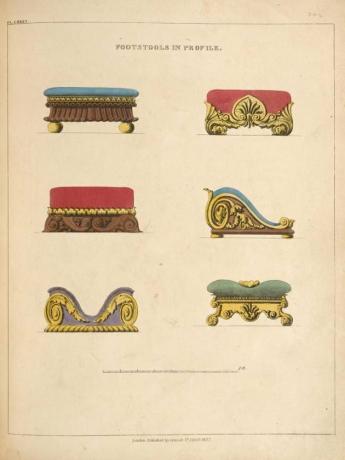 ilustração de banquinhos