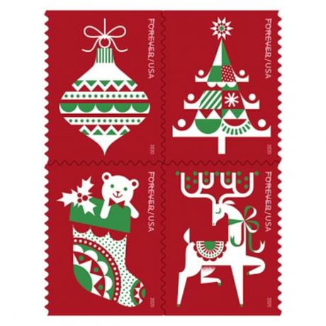 selos temáticos de natal