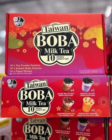 Jway Taiwan boba čaj s mlijekom u Costcou