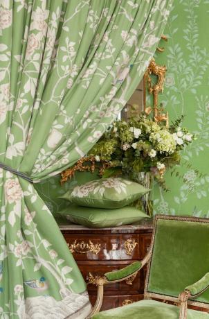 de gournay groene stof