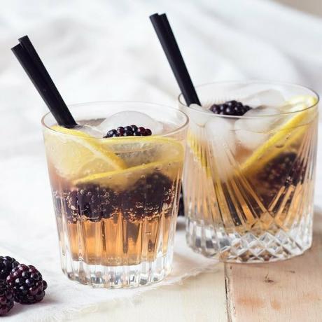 O Worktop Blackberry Ginger Mocktail