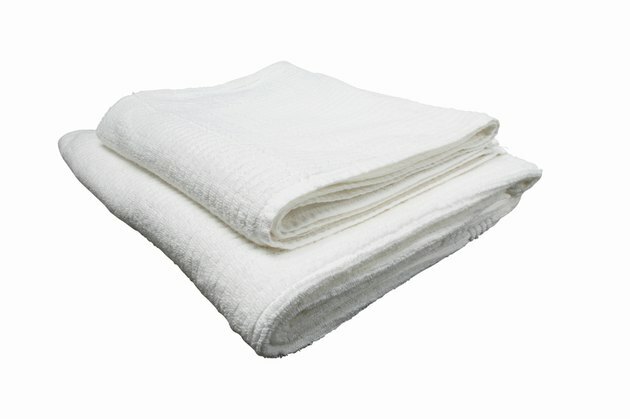 Nærbillede af håndklæder