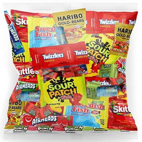 Perché scegliere quando puoi avere un po' di tutto? Da Twizzlers a Sour Patch Kids, questa borsa sfusa ha tutti i tuoi preferiti fruttati.