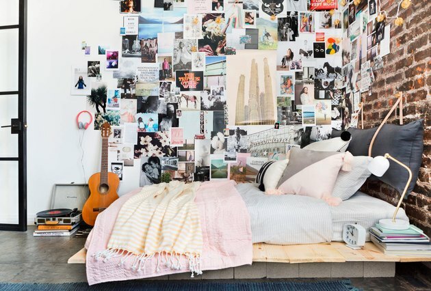 cama de plataforma cinderblock