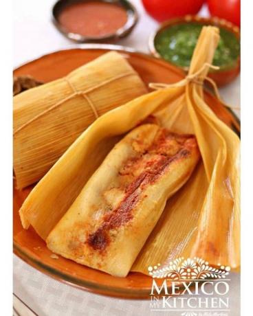 Meksika mano virtuvėje Meksikietiška kiauliena Tamales