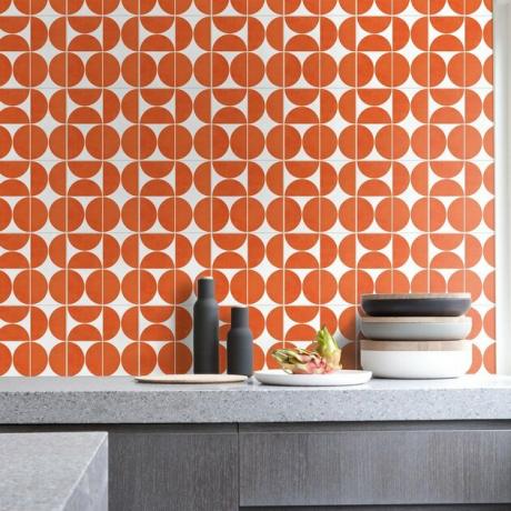 backsplash removível geométrico